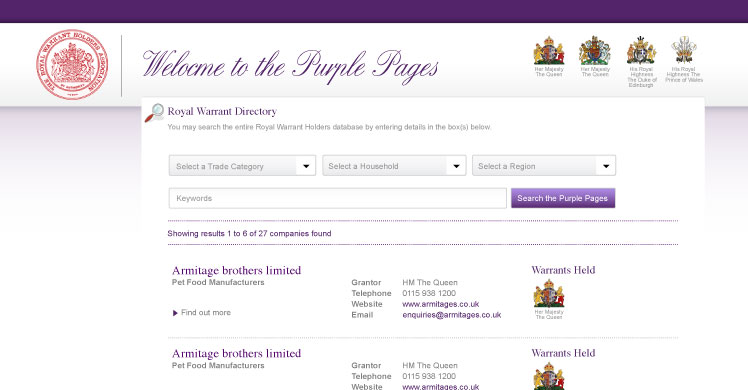 Royal Warrant Holders Association